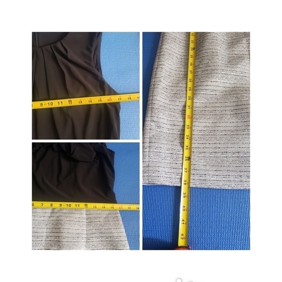 JONES New York Black And Silver Tweed Dress Suit. - Picture 16 of 16